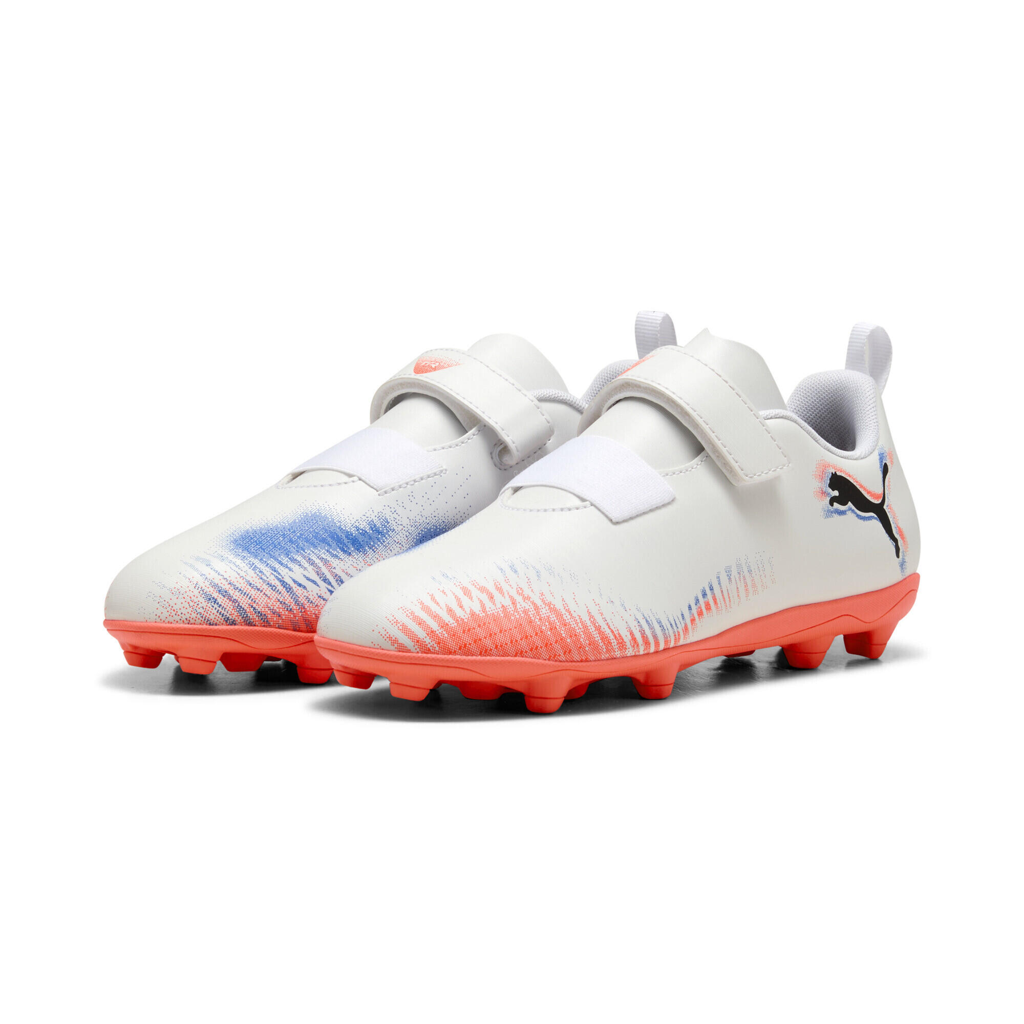 Puma - Chaussures De Football Future 8 Play fg/ag Enfant Puma - Chaussures De Football - Blanc|noir|rouge - 34,5 - Decathlon