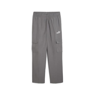 Essentials No. 1 Logo Gewebte Cargohose Herren PUMA Cast Iron Gray