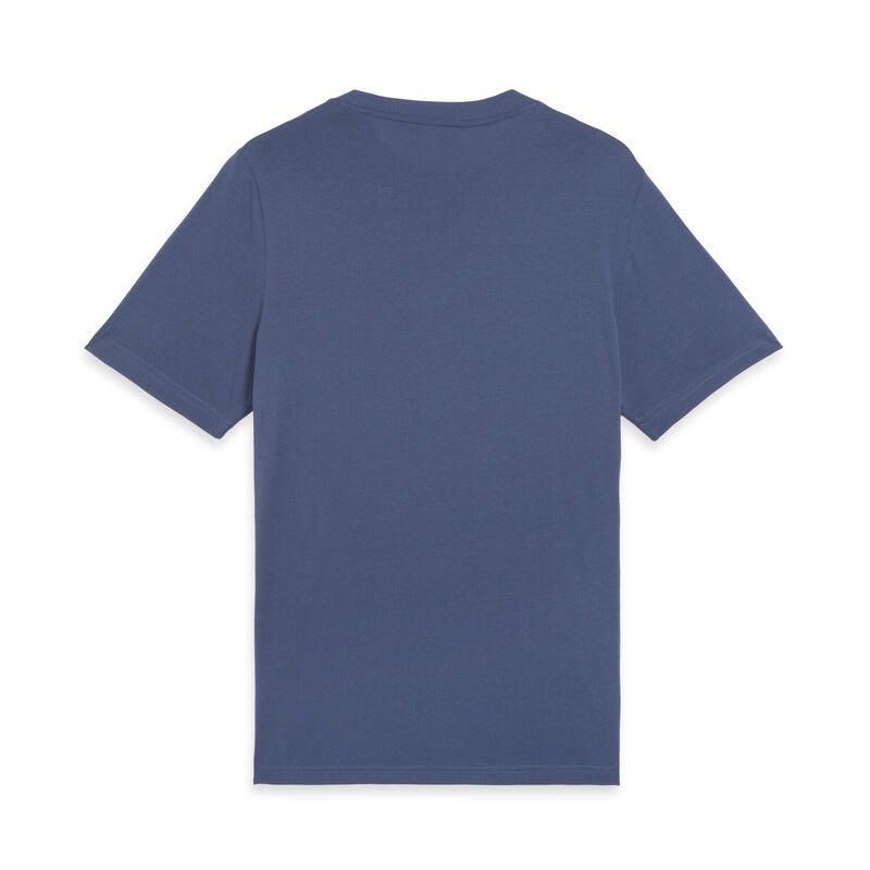 Tricou fitness bărbați logo guler rotund Ess No. 1 Logo Tee S, albastru PUMA