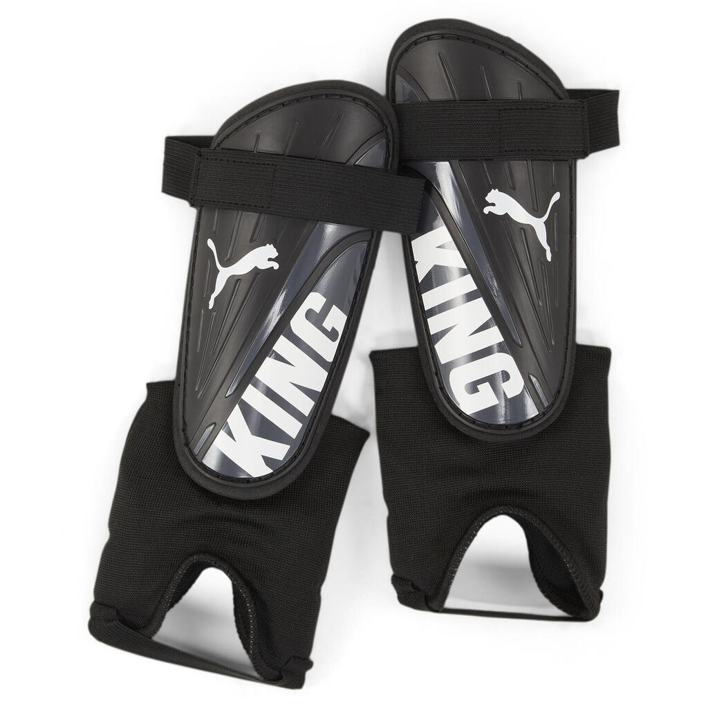 Unisex Adult King Shin & Ankle Guards (Black)