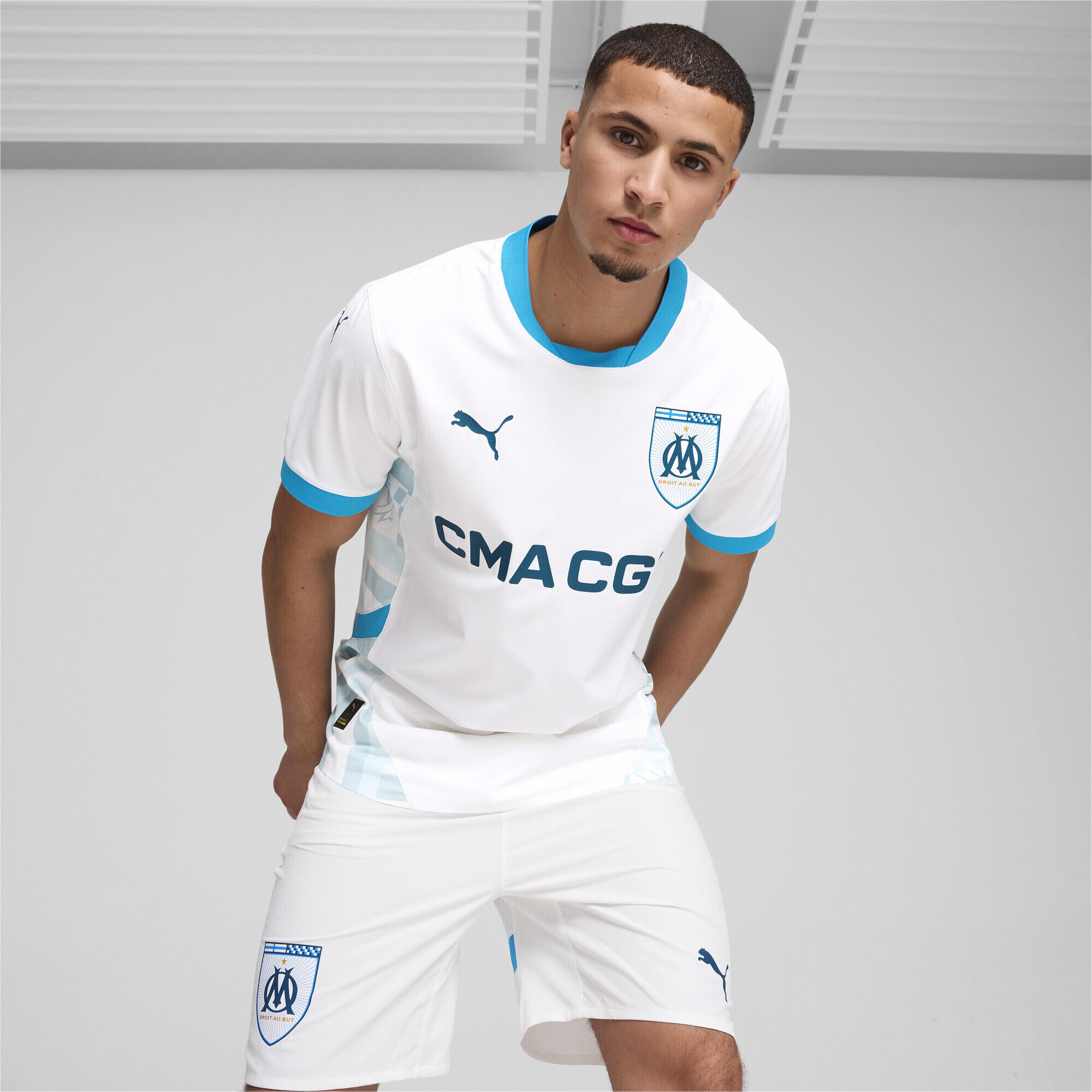 Maillot Authentic Home 24/25 Olympique de Marseille Homme PUMA 2/7
