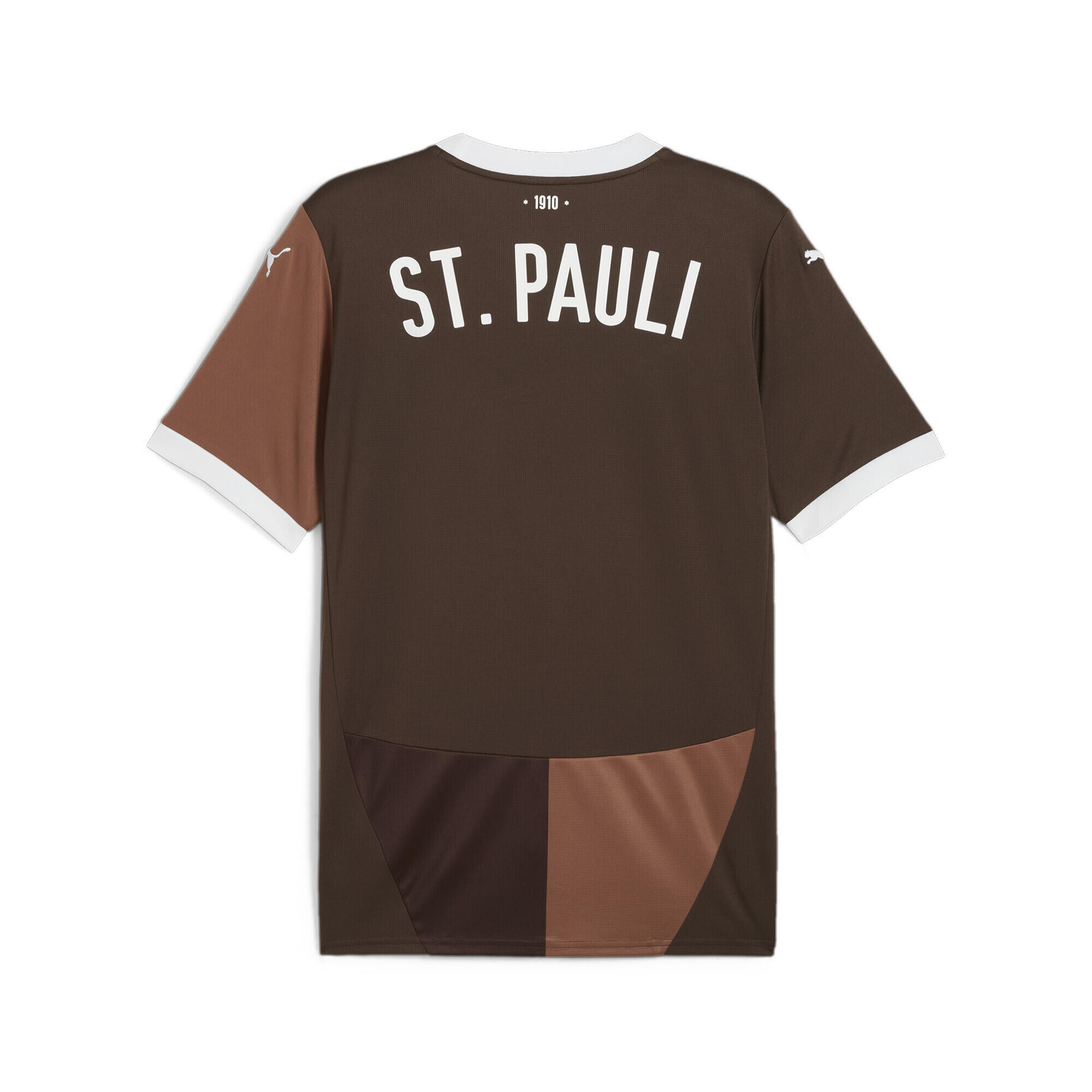 Camiseta FC St. Pauli 1.ª equipación 24/25 Hombre PUMA Espresso Brown White 7/7