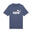 Tricou fitness bărbați logo guler rotund Ess No. 1 Logo Tee S, albastru PUMA