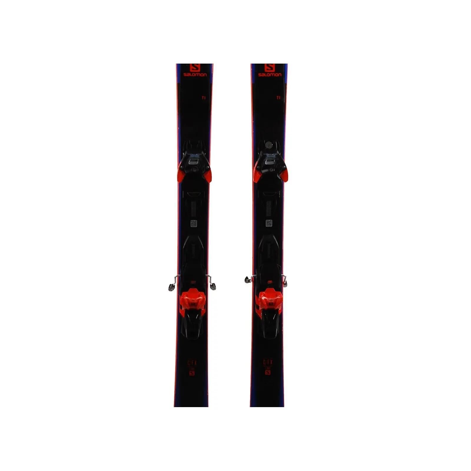 RECONDITIONNE - Ski Salomon Xdr 88 Ti + Fixations 3/4