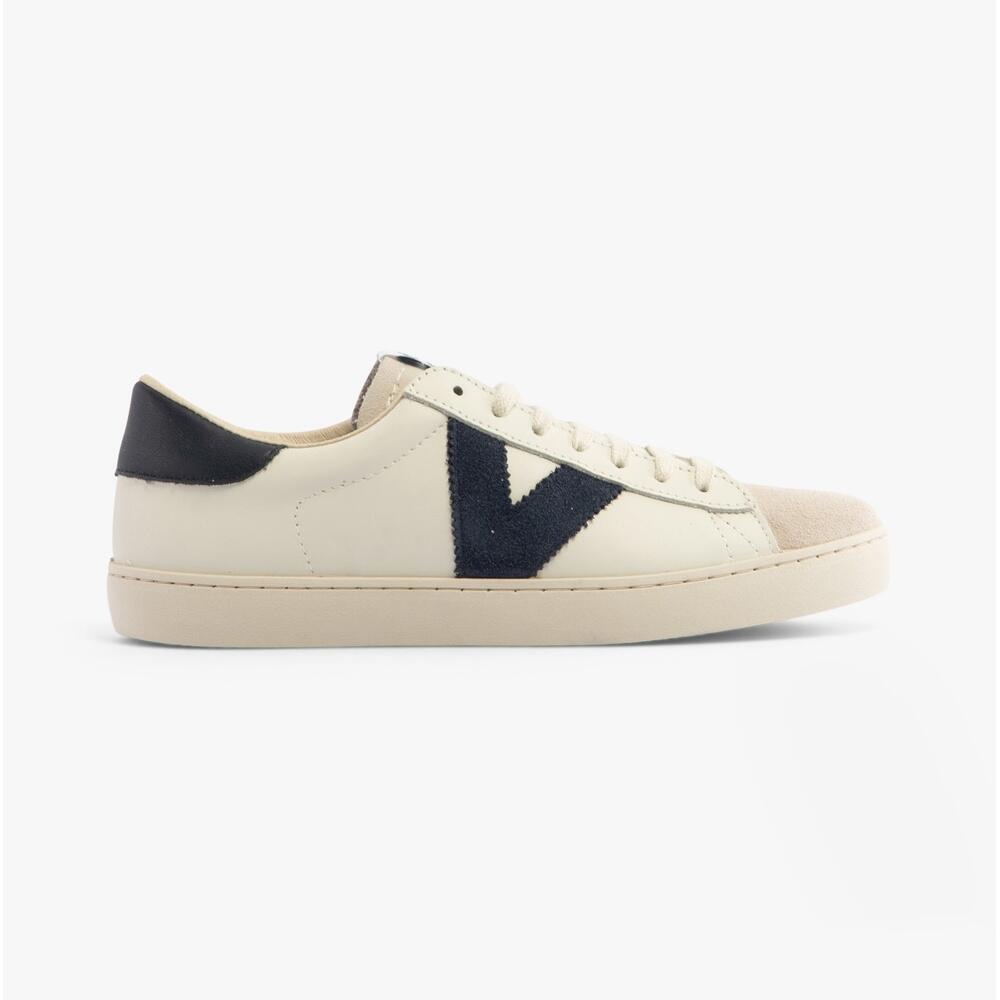 Berlin Leather & Split Womens Sports Low Top Lace Up Trainers 1/6