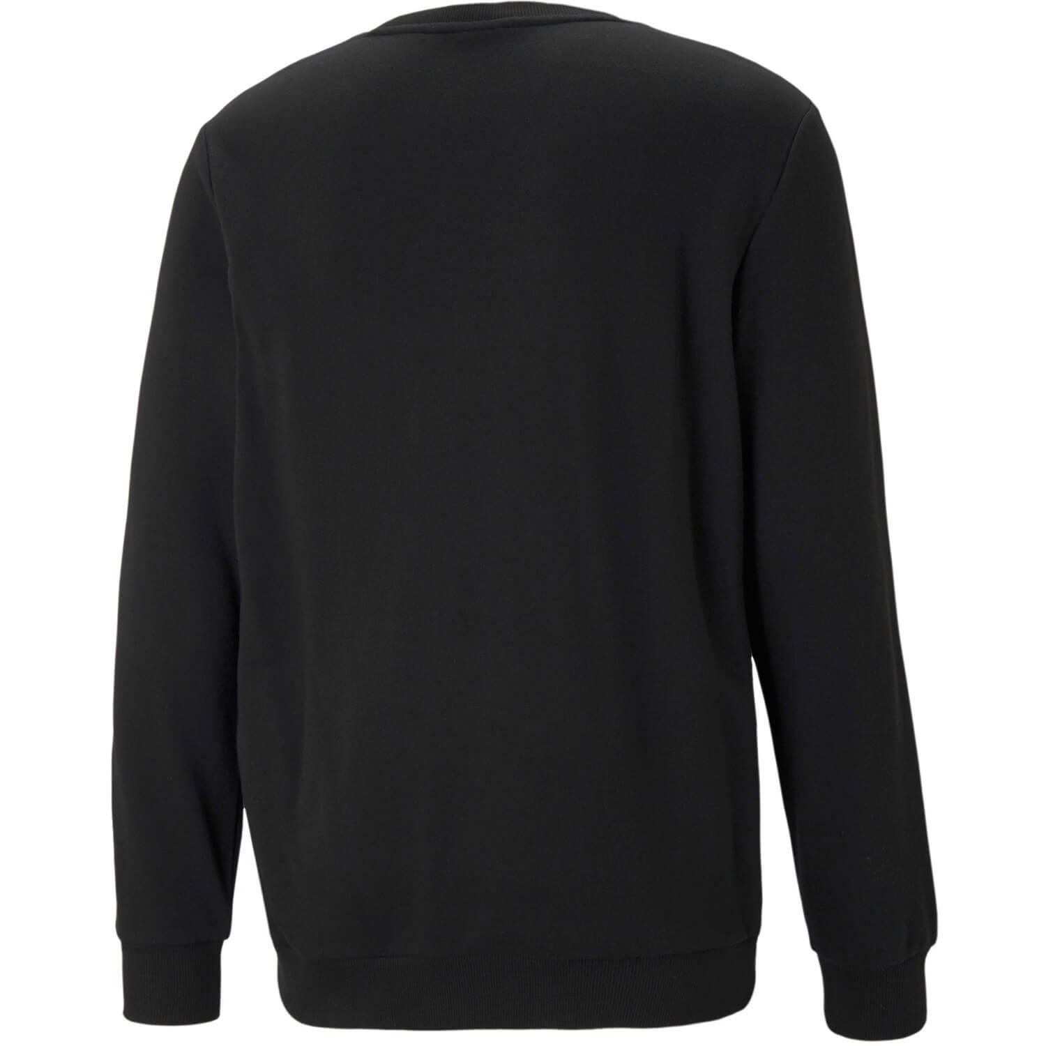 Felpa a girocollo Essentials con logo grande da uomo PUMA Black 4/7