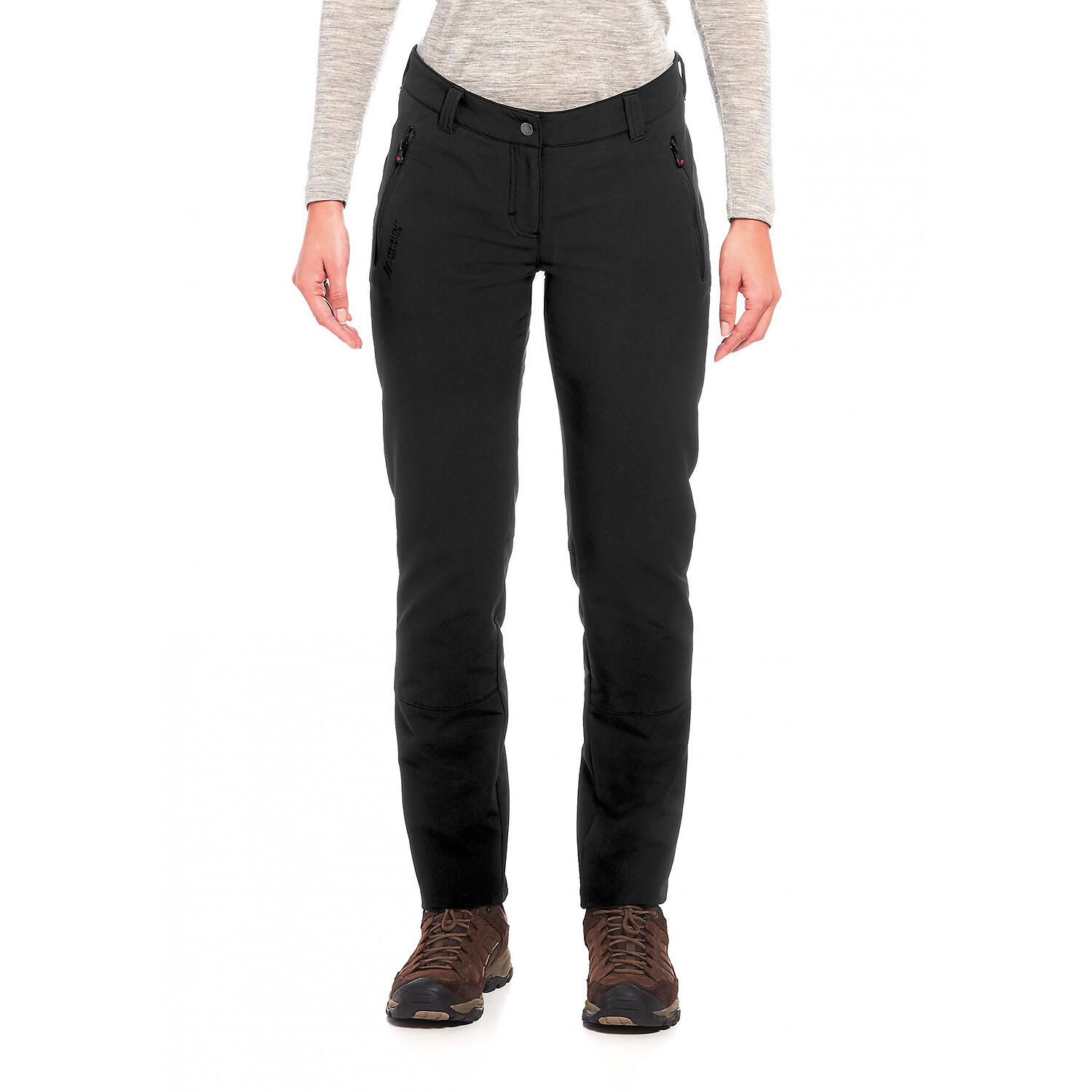 Pantalon doublé pour femmes Noir 6/7