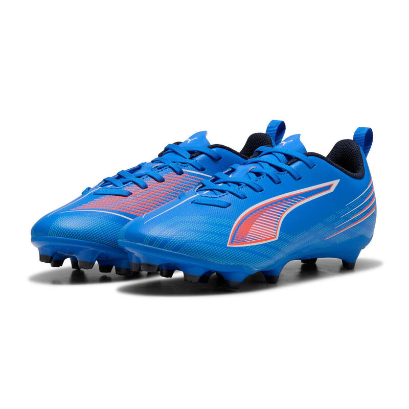 Młodzieżowe buty piłkarskie ULTRA 6 PLAY FG/AG PUMA Ultra Blue White Glowing Red