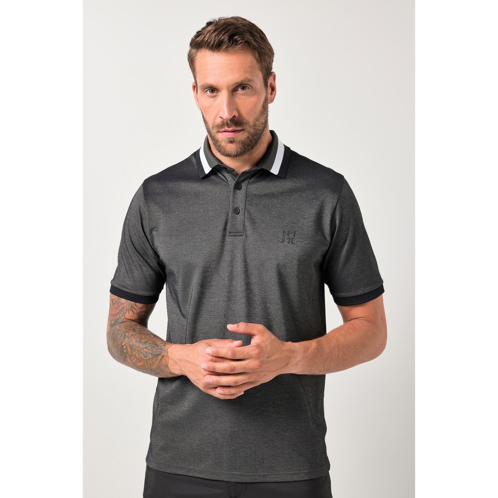 Jay-pi - Hommes Polo Twotone Spécial Golf - Polo Manches Longues - Noir - Decathlon