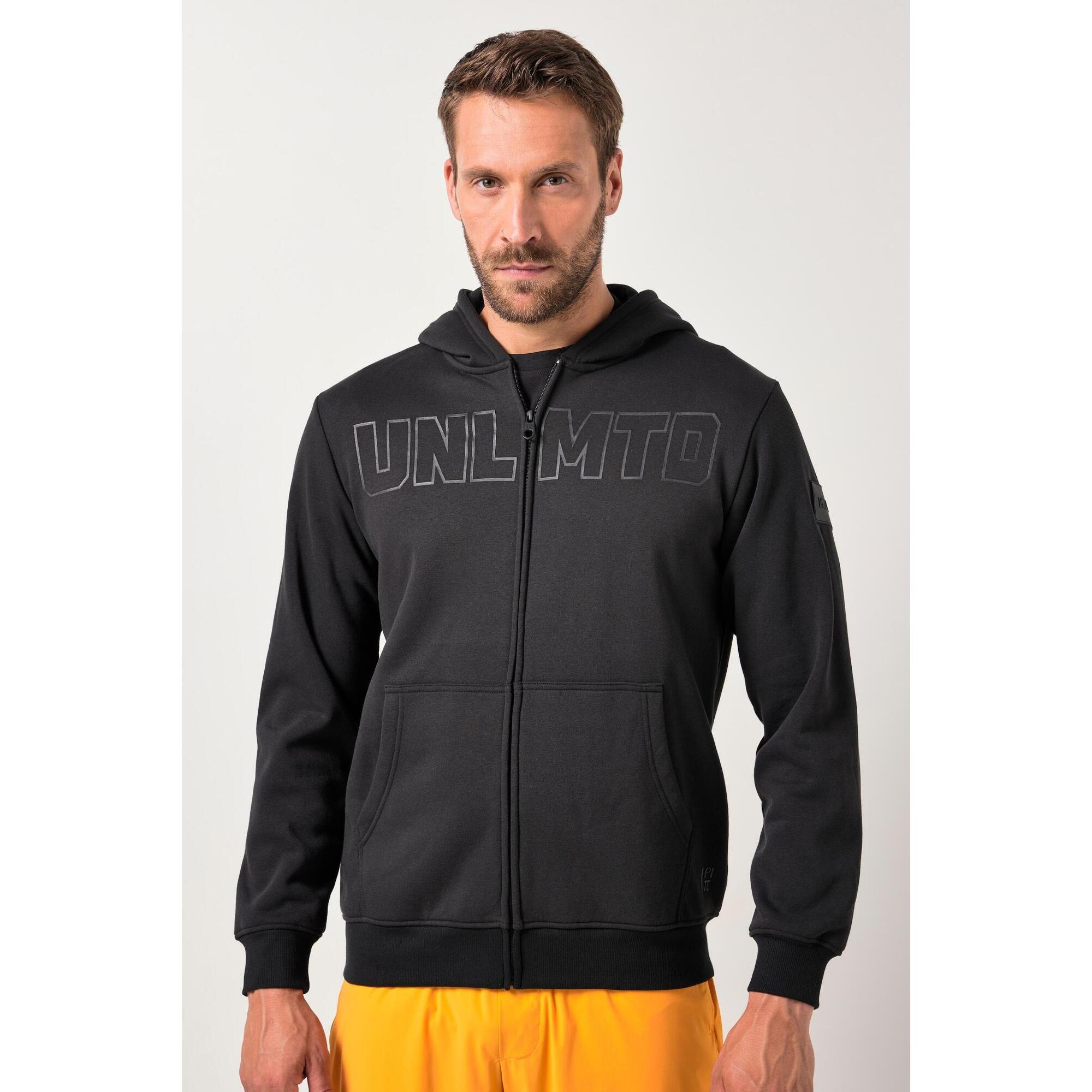 Jay-pi - Hommes Veste De Survêtement En Molleton Avec Capuche - Sweat Zippé - Noir - Decathlon