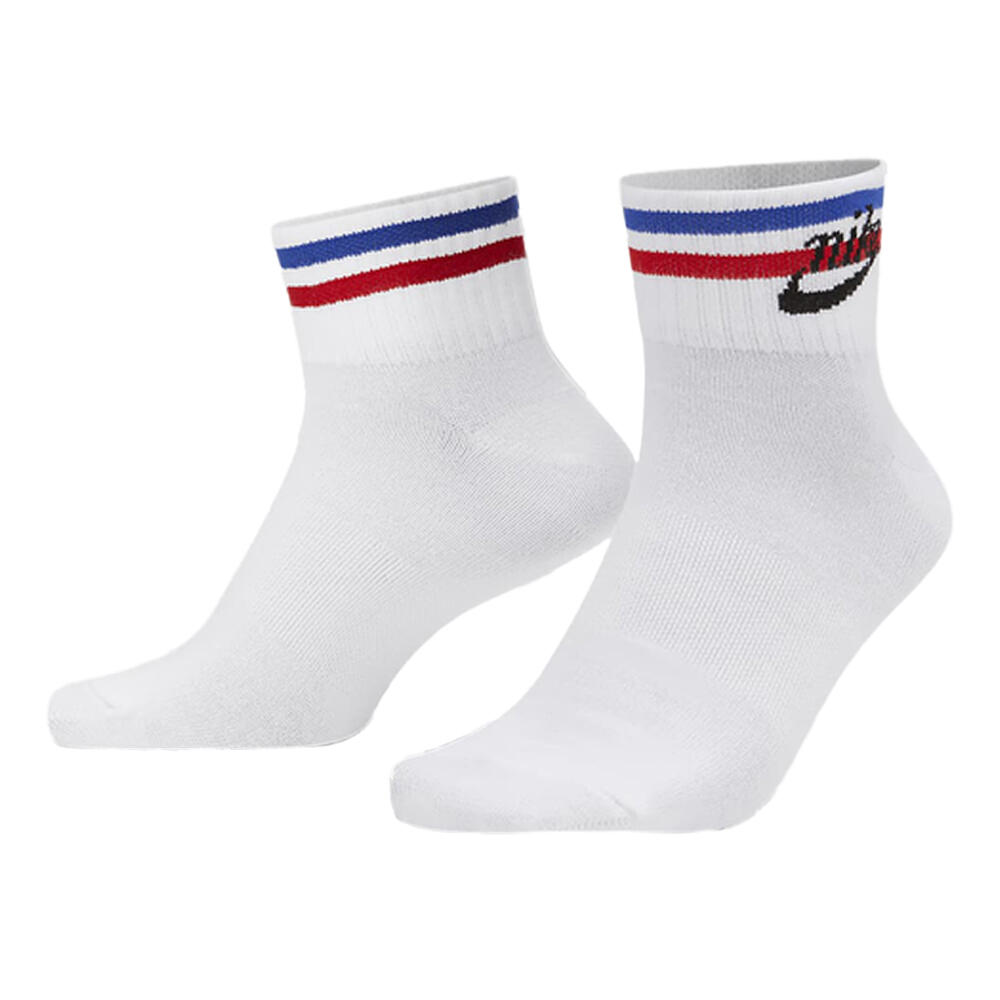 Meias unissexo para adultos Essentials Everyday Socks (pack de 3) (Branco) 2/3