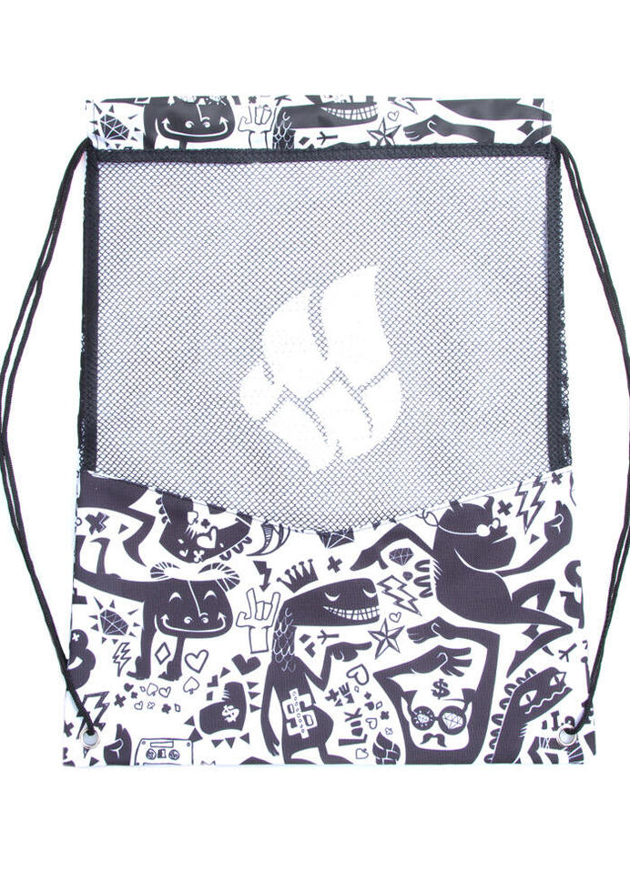 Torba Sportowa Mad Wave Dry – Czarno-Biała