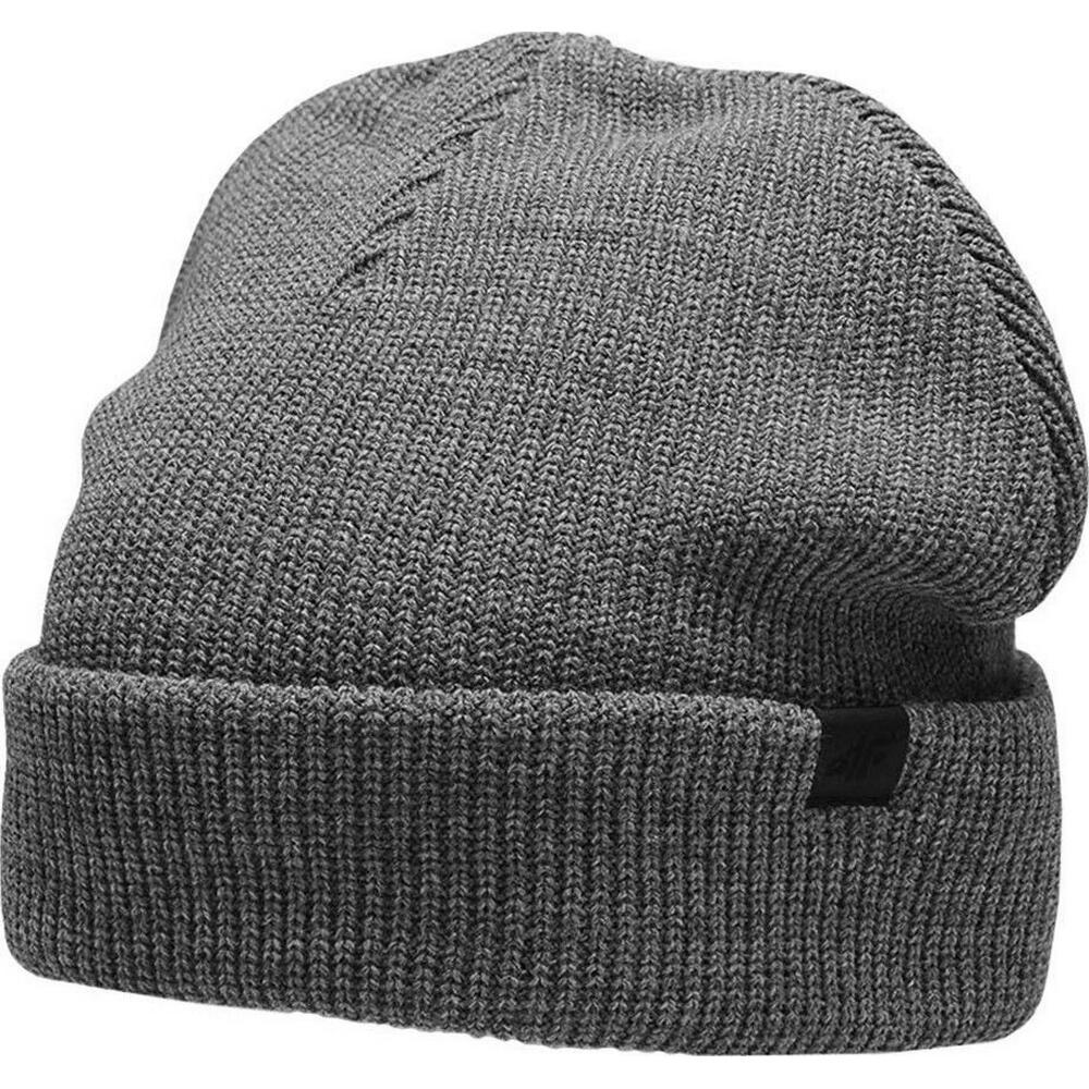 Bonnet Motif/style Côtelé Homme (Gris) 3/3