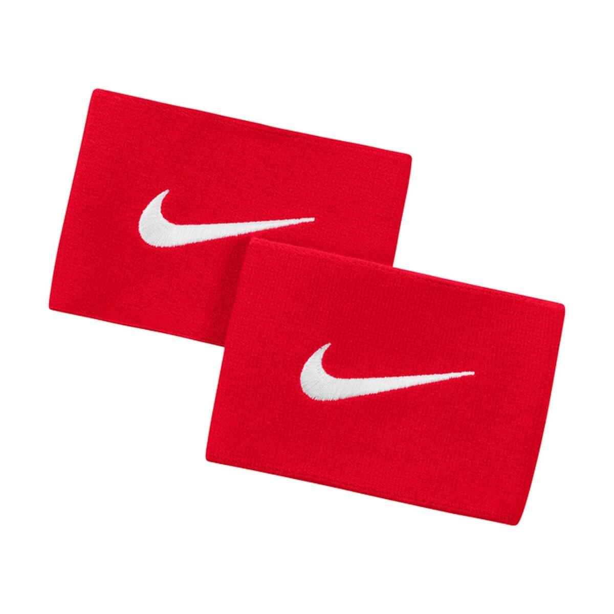 NIKE Mangas de perna Stay 2 (Conjunto de 2) Universidade Vermelho/branco