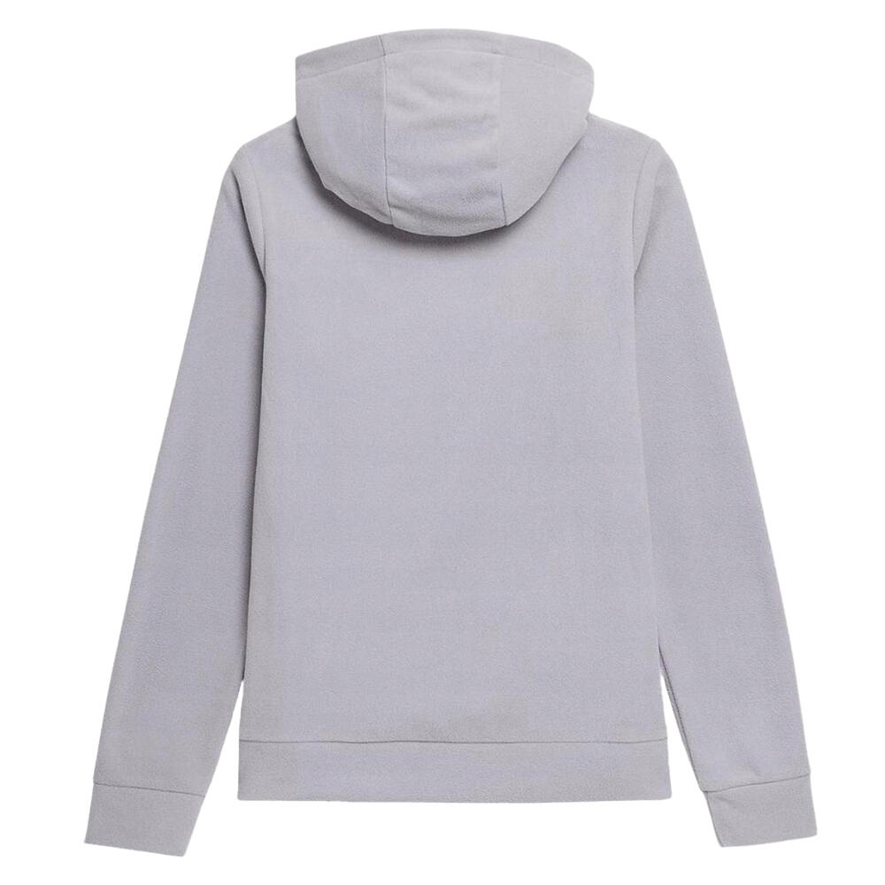 Felpa Con Cappuccio Donna 4F H4L22 PLD352 Grigio 2/2