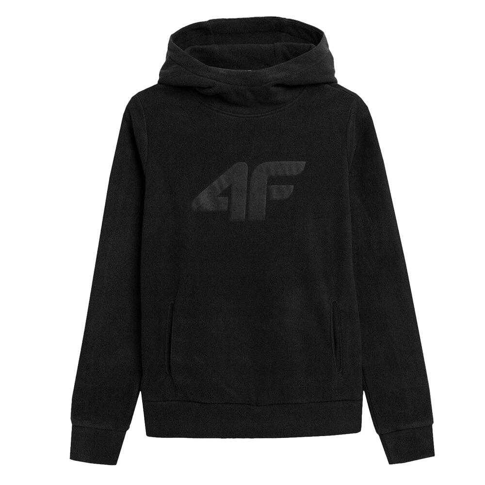 4F Moletom com capuz H4L22 PLD352 para mulheres e senhoras Preto