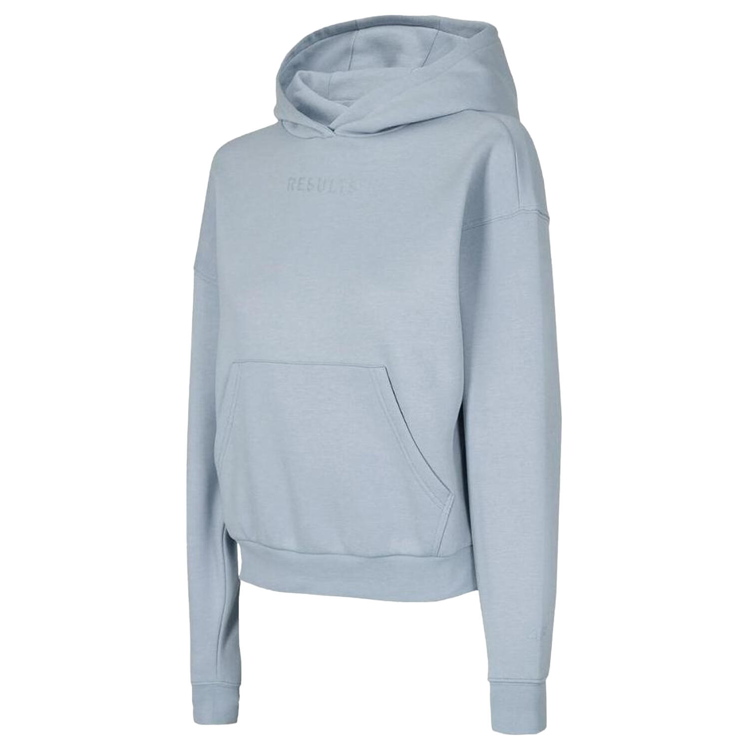 4f - Sweat À Capuche Motif/style Uni Femme (bleu) - Sweat-shirt - Bleu - Decathlon