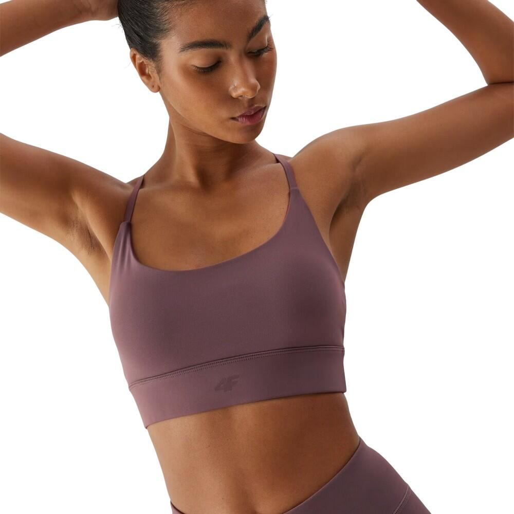 Sutien Sport Drumeții În Natură 4F 4FAW23USBAF079 Femei