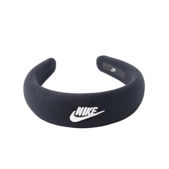 Fascia Per Capelli Logo Donna Nike Club Nero