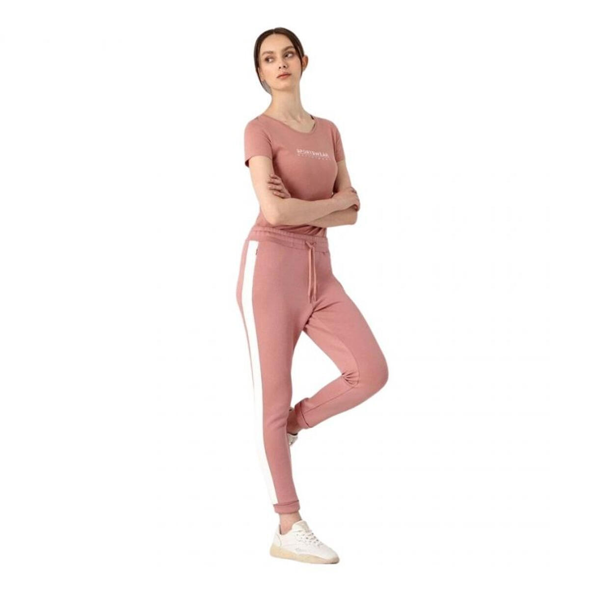 Pantalón de Chándal H4Z21 para Mujer Rosa 4/4