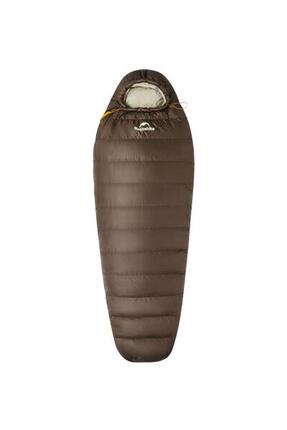 Śpiwór turystyczny puchowy Snowbird Duck Down 400 L 208x80cm brązowy