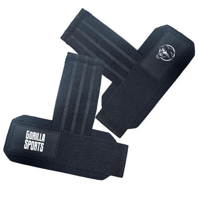 Powergrip lifting straps - verstelbaar - slipvaste grip - ergonomische