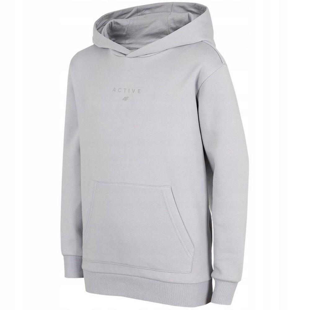 4F Hoodie HJZ22 Criança Cinzento / Prateado