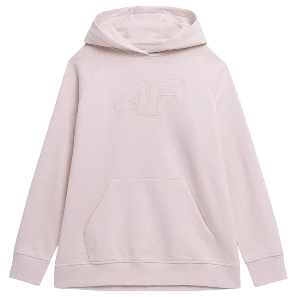 Felpa Con Cappuccio Donna 4F F535 Beige 2/4