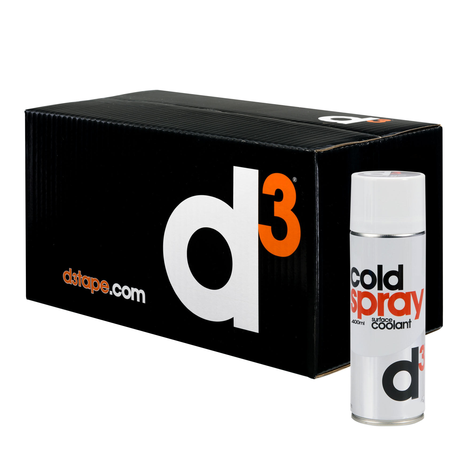 D3 TAPE D3 Ghiaccio Spray 400 ml Confezione 12 Refrigerante per Traumi Sportivi