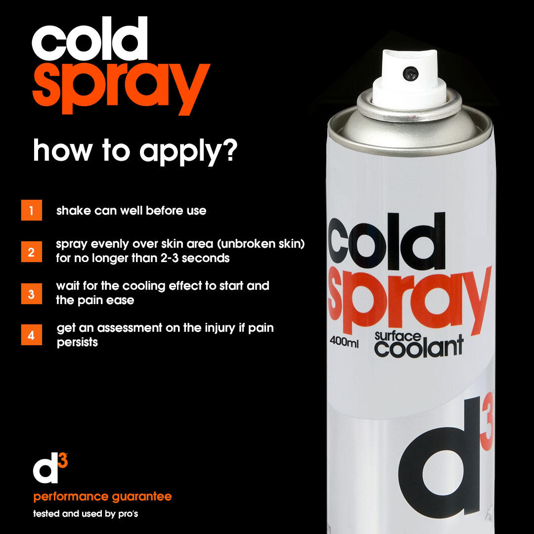 D3 Ghiaccio Spray 400 ml Confezione 12 Refrigerante per Traumi Sportivi 6/7
