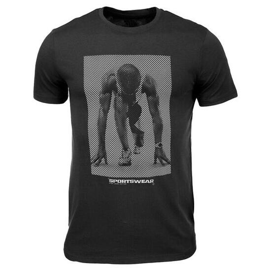 Camiseta Impreso para Hombre Azul