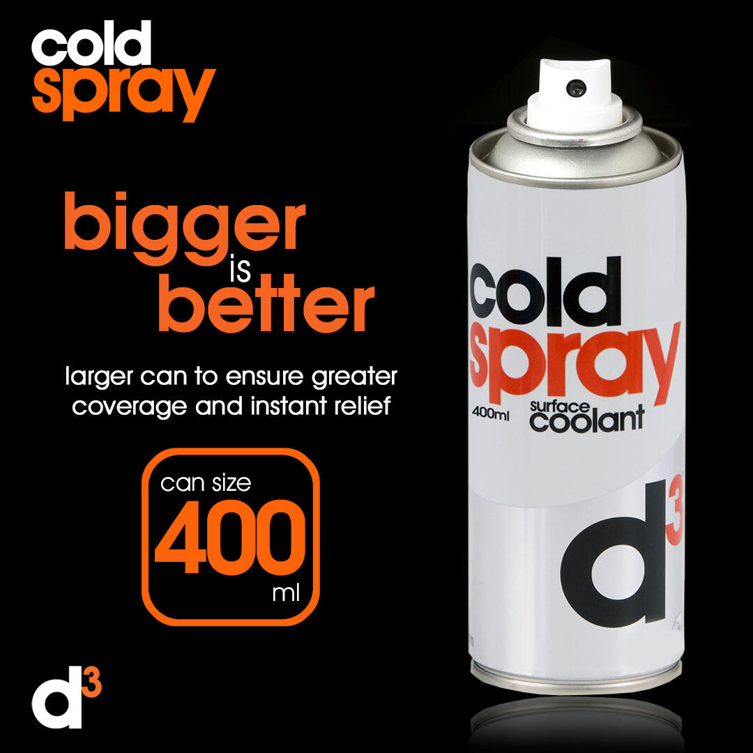 D3 Ghiaccio Spray 400 ml Confezione 12 Refrigerante per Traumi Sportivi 5/7
