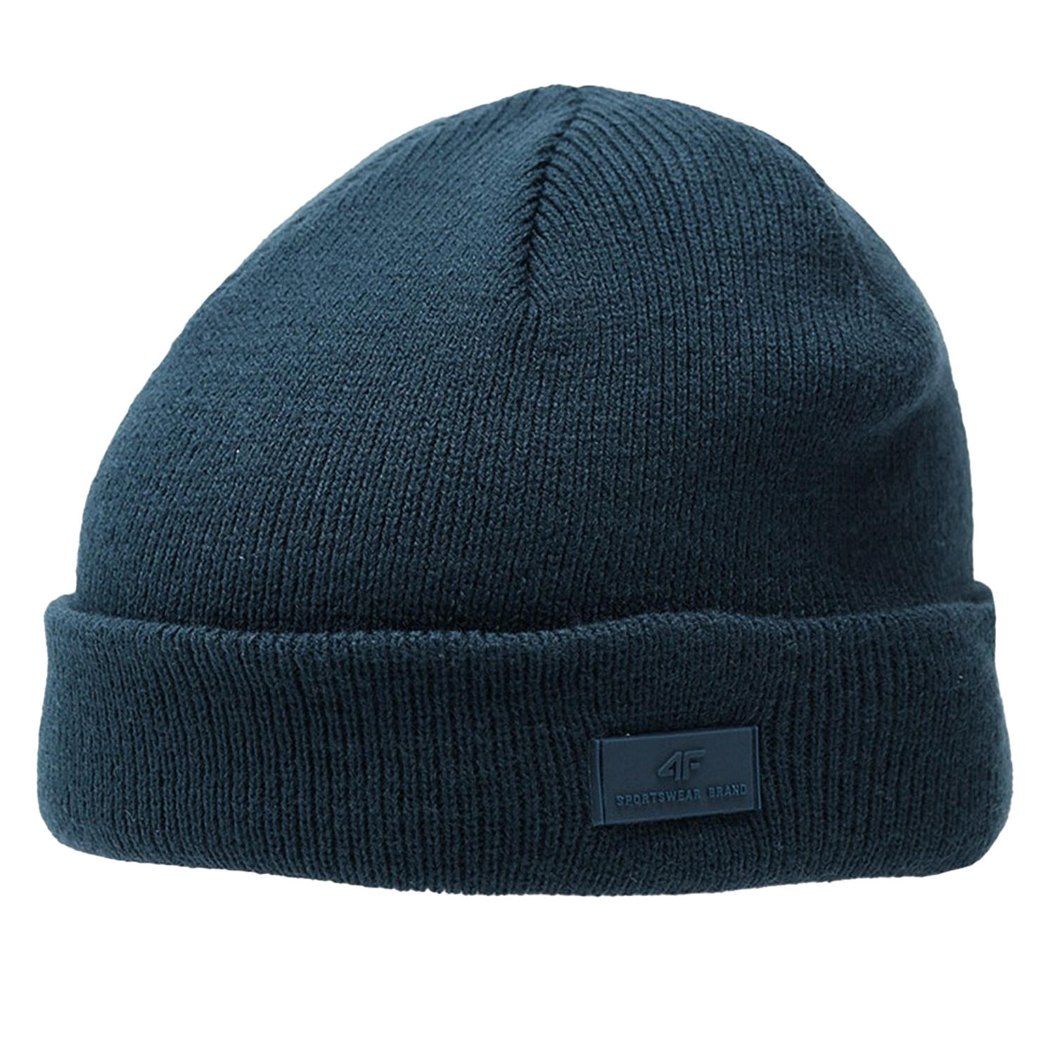 4F Gorro Bainha Virada Liso M307 Azul Marinho