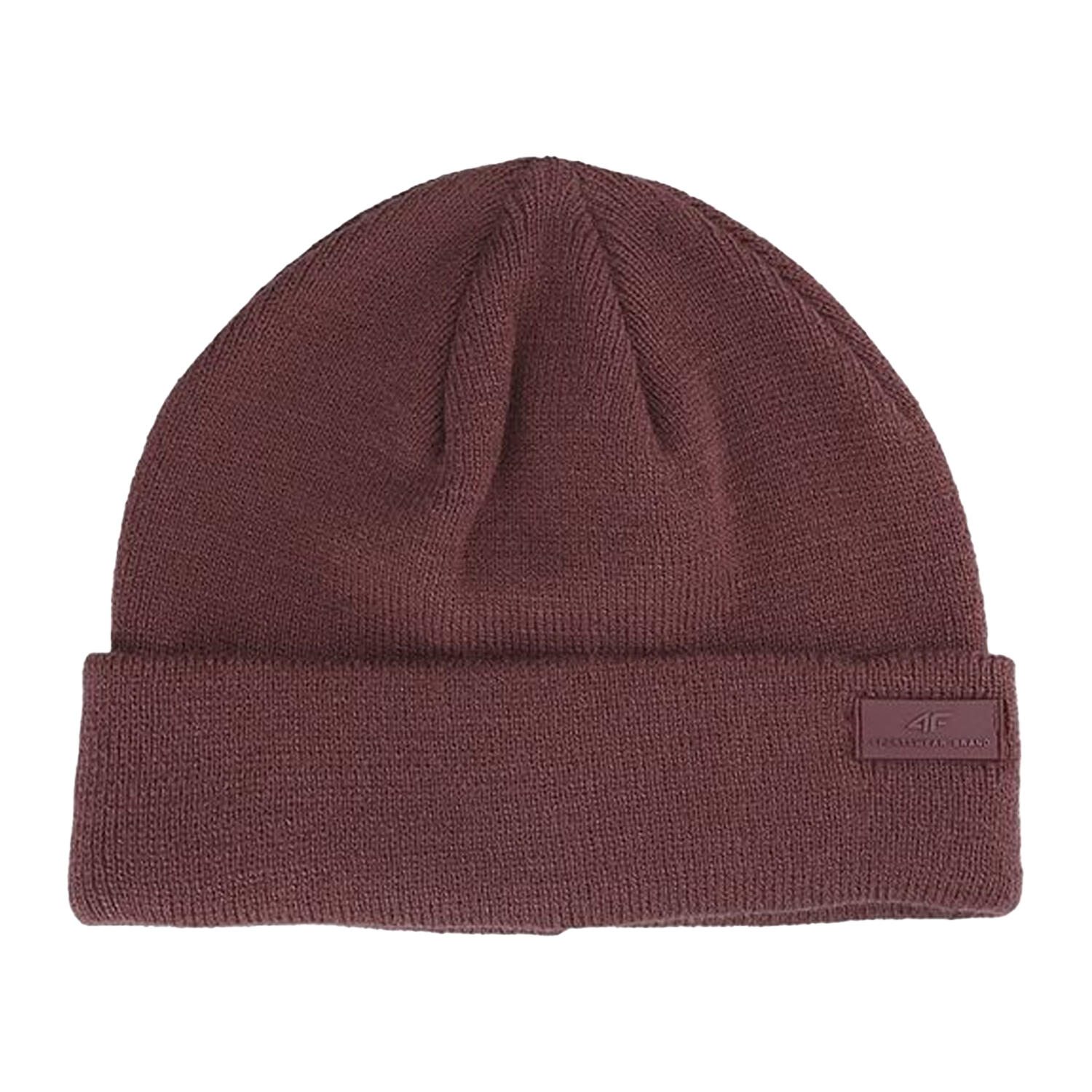 4F Gorro Bainha Virada Liso M307 Vermelho