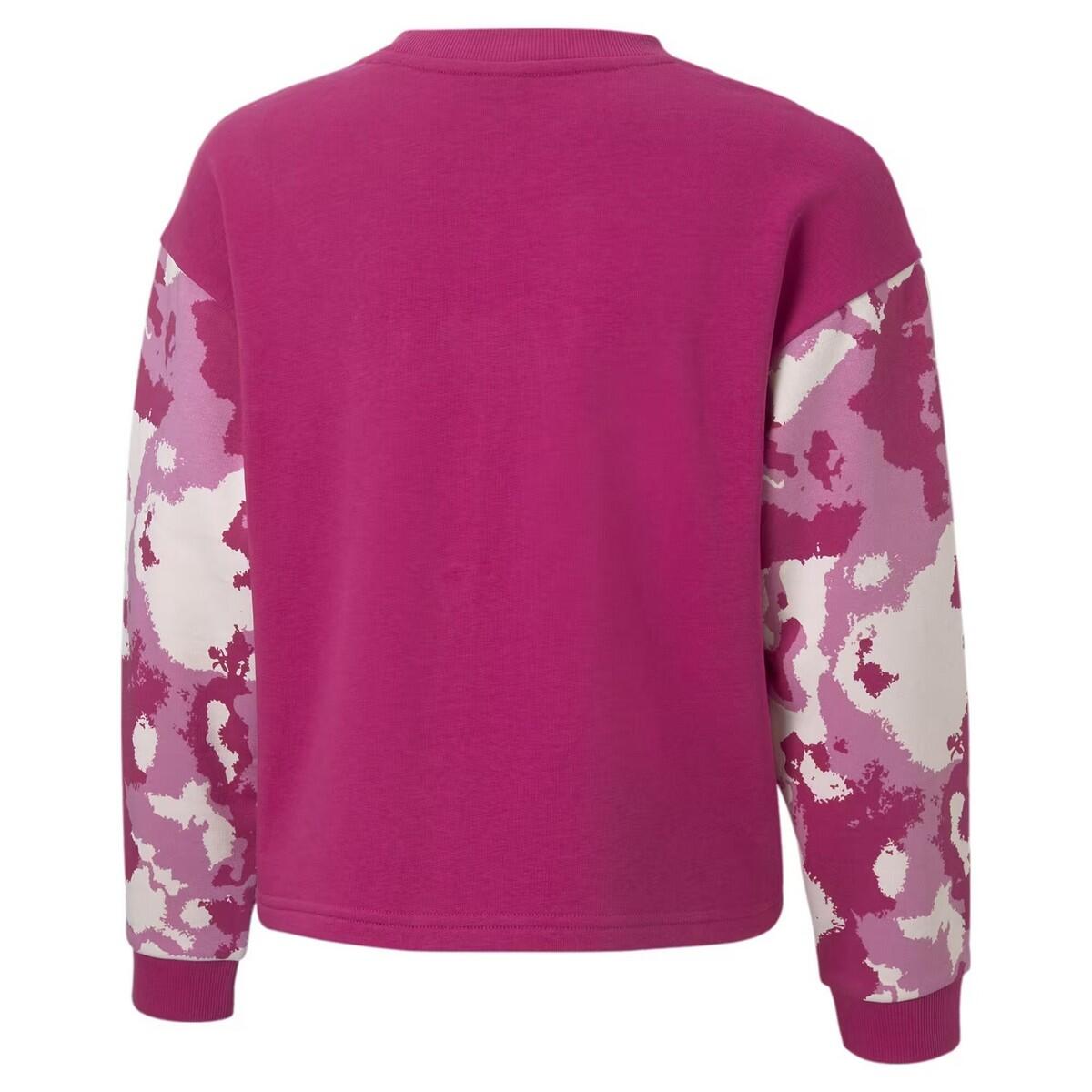 Felpa Squadra Bambini Puma Alpha Rosa 2/2