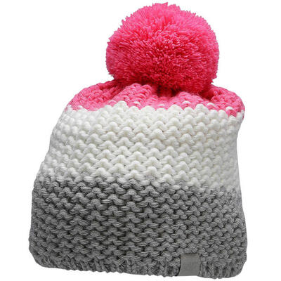 Kinder/kinder pom pom muts (roze)