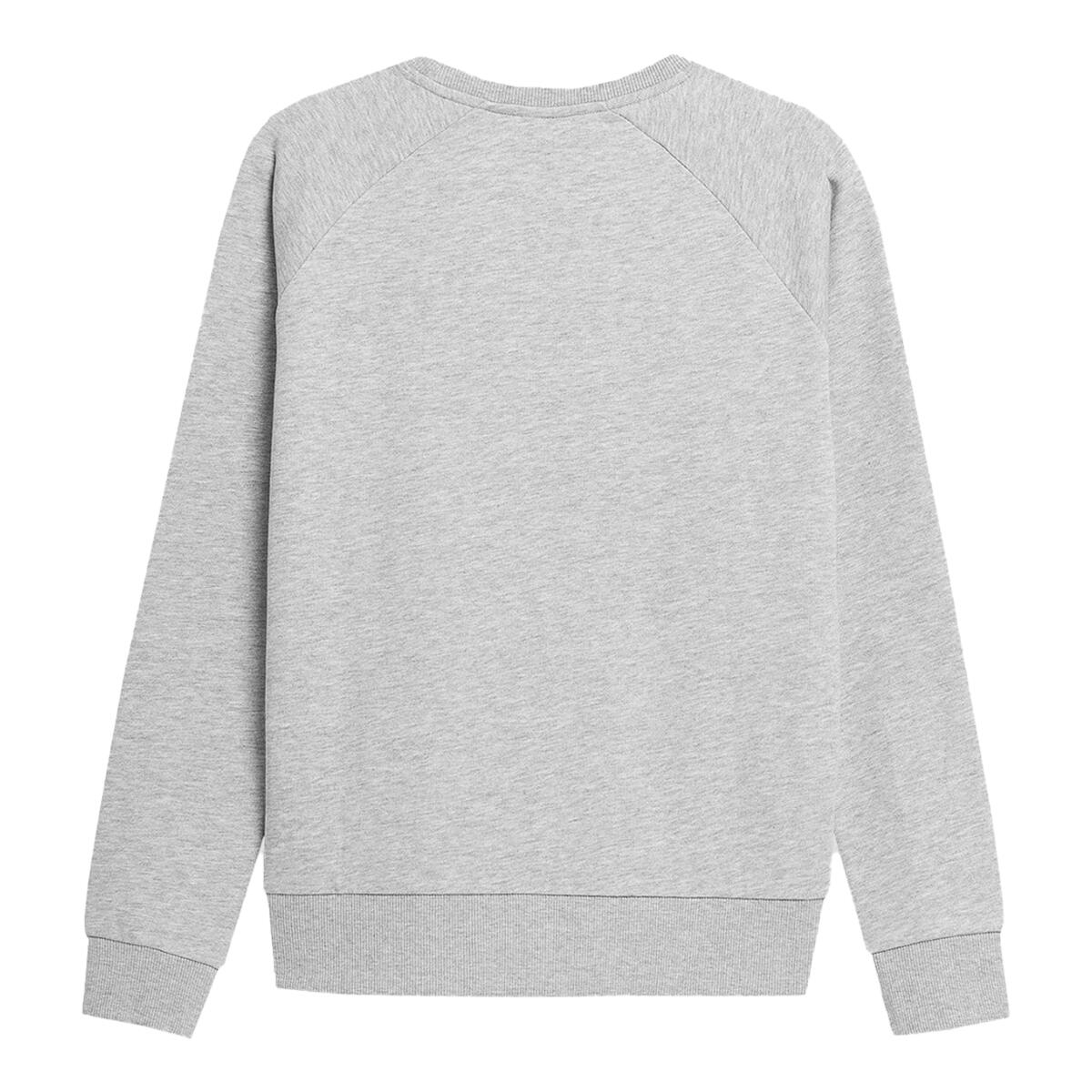 Sweat Motif/style Logo Femme (Gris / Argenté) 2/3
