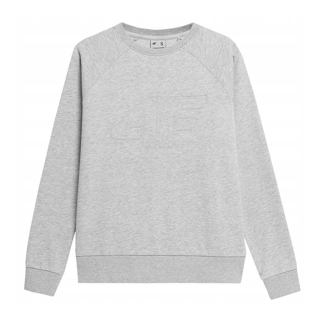 Womens/Ladies Logo Sweatshirt (Grey/Silver)