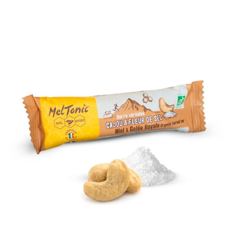 MELTONIC Barre ai cereali bio Meltonic anacardio/fior di sale 30 g nomade