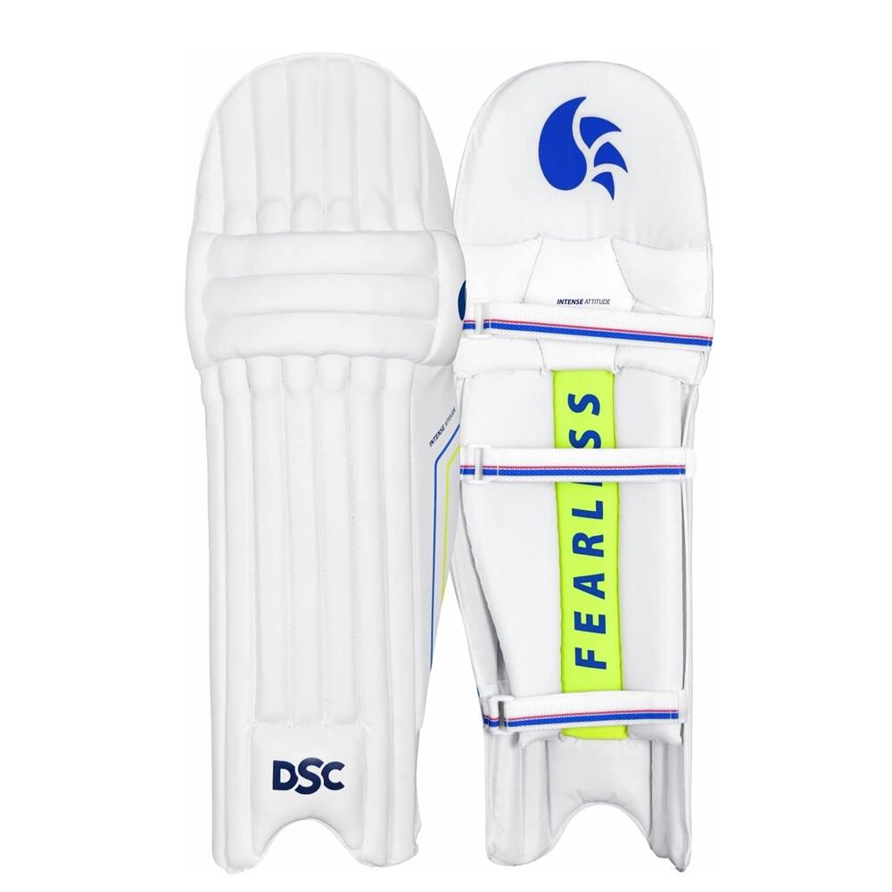 DSC DSC Intense Leather Attitude Cricket Batting Legguard  Durable & Comfortable