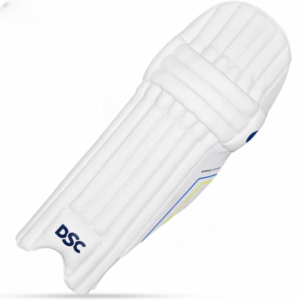 DSC Intense Leather Attitude Cricket Batting Legguard  Durable & Comfortable 2/7