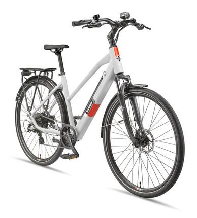 E-Bike XT490 28 Zoll 8-Gang Pedelec Trekking Touren Elektrofahrrad Damen kreide