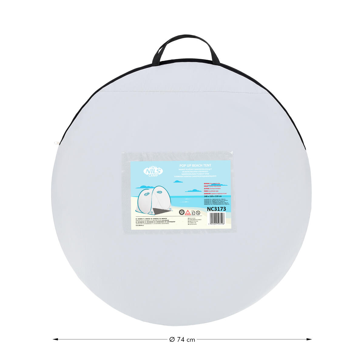 Tente de plage pliante Nils Camp NC3173 4/7