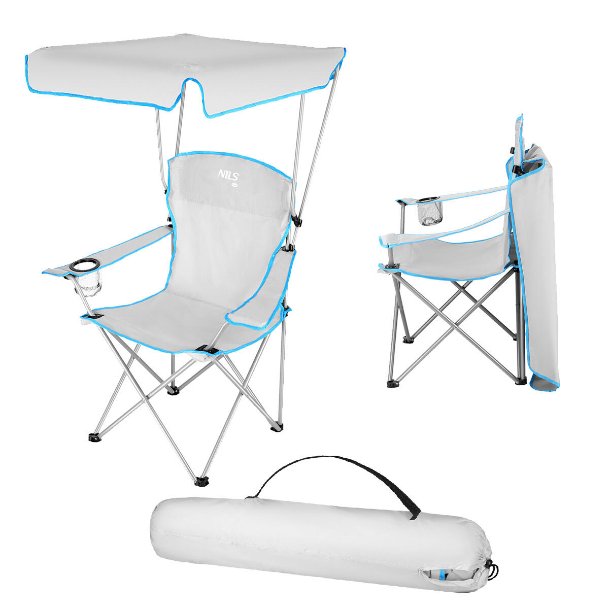 Navaris Chaise de Camping Pliante - Chaise Pliable pour Le T