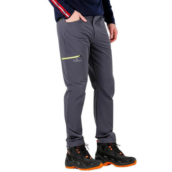 Trek - Spodnie Trekkingowe z Wełny Merino M, Szary