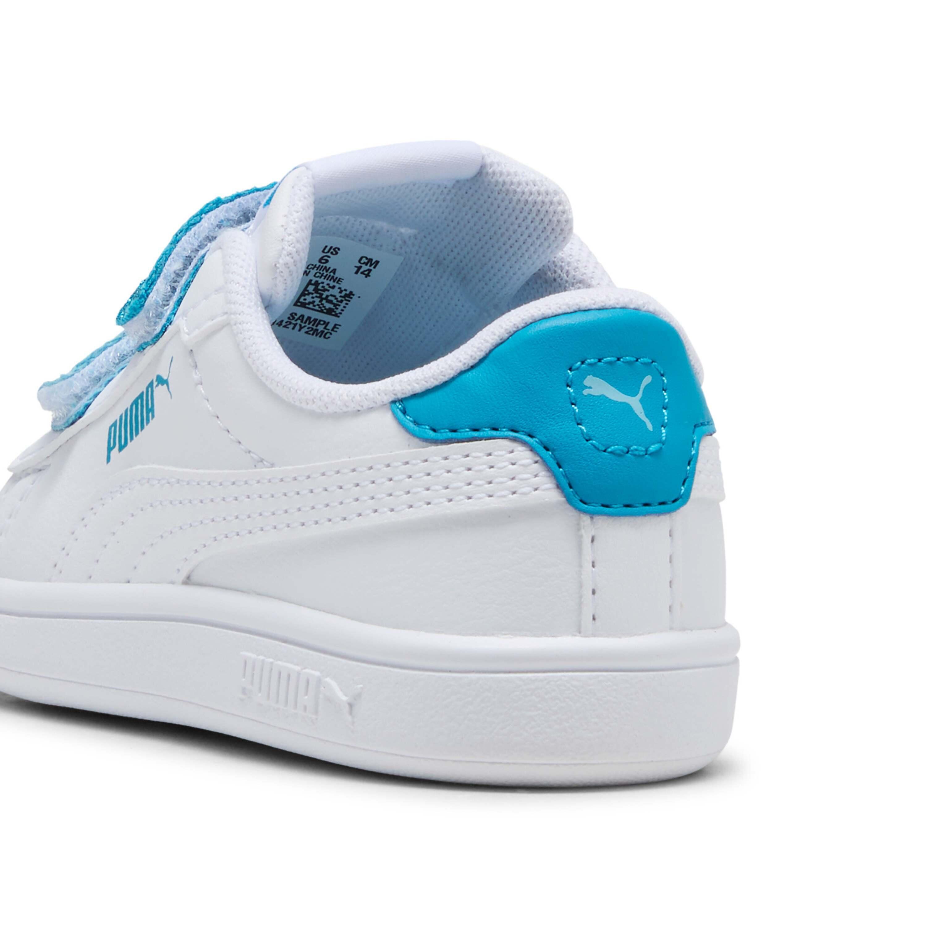 Calçado Puma Smash 3.0 L Glitter Velcro V Inf Pu, Branco, Crianças 6/6