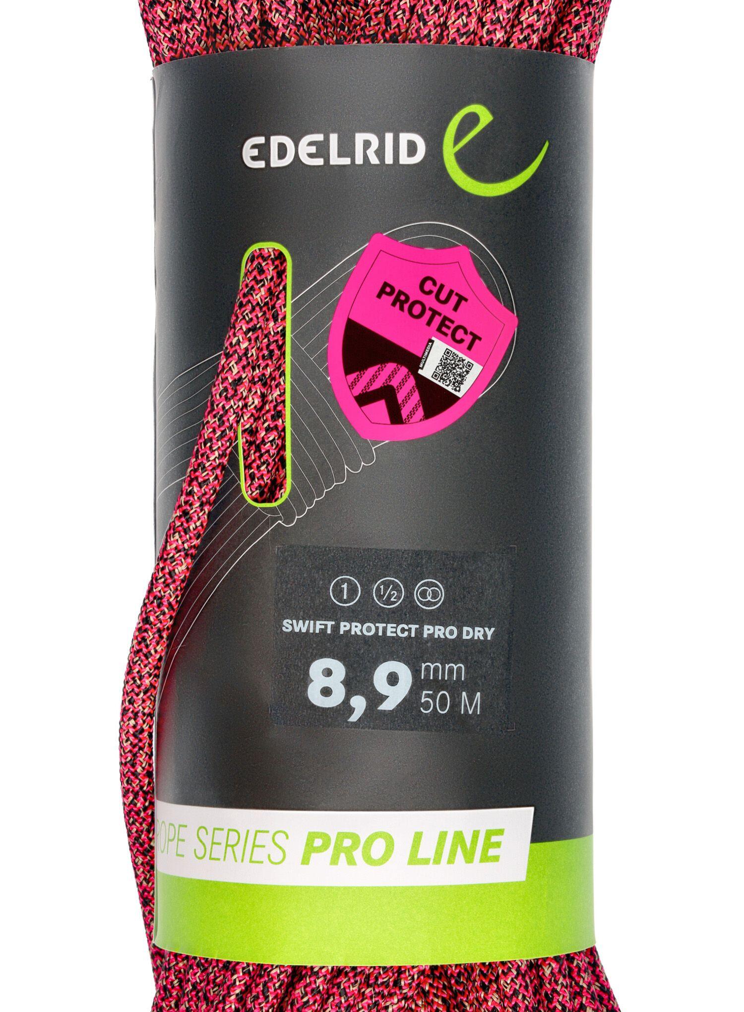 Corde dynamique EDELRID Swift Protect Pro Dry 8,9 mm 3/7