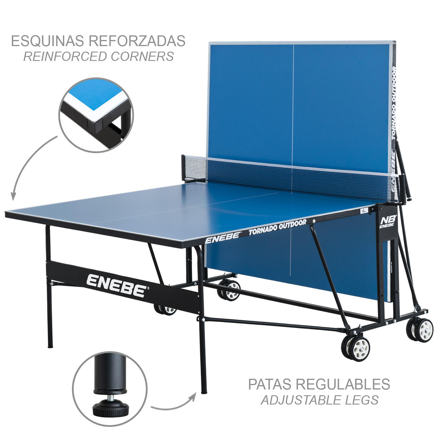Mesa Ping Pong Enebe Tornado Outdoor 3/7