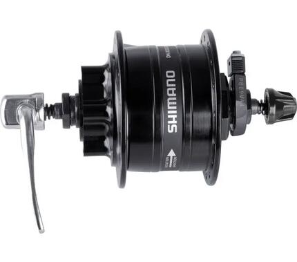 Dynamo-Hub Shimano DH-3D32 36 trous 3 watts pour freins à disque noir