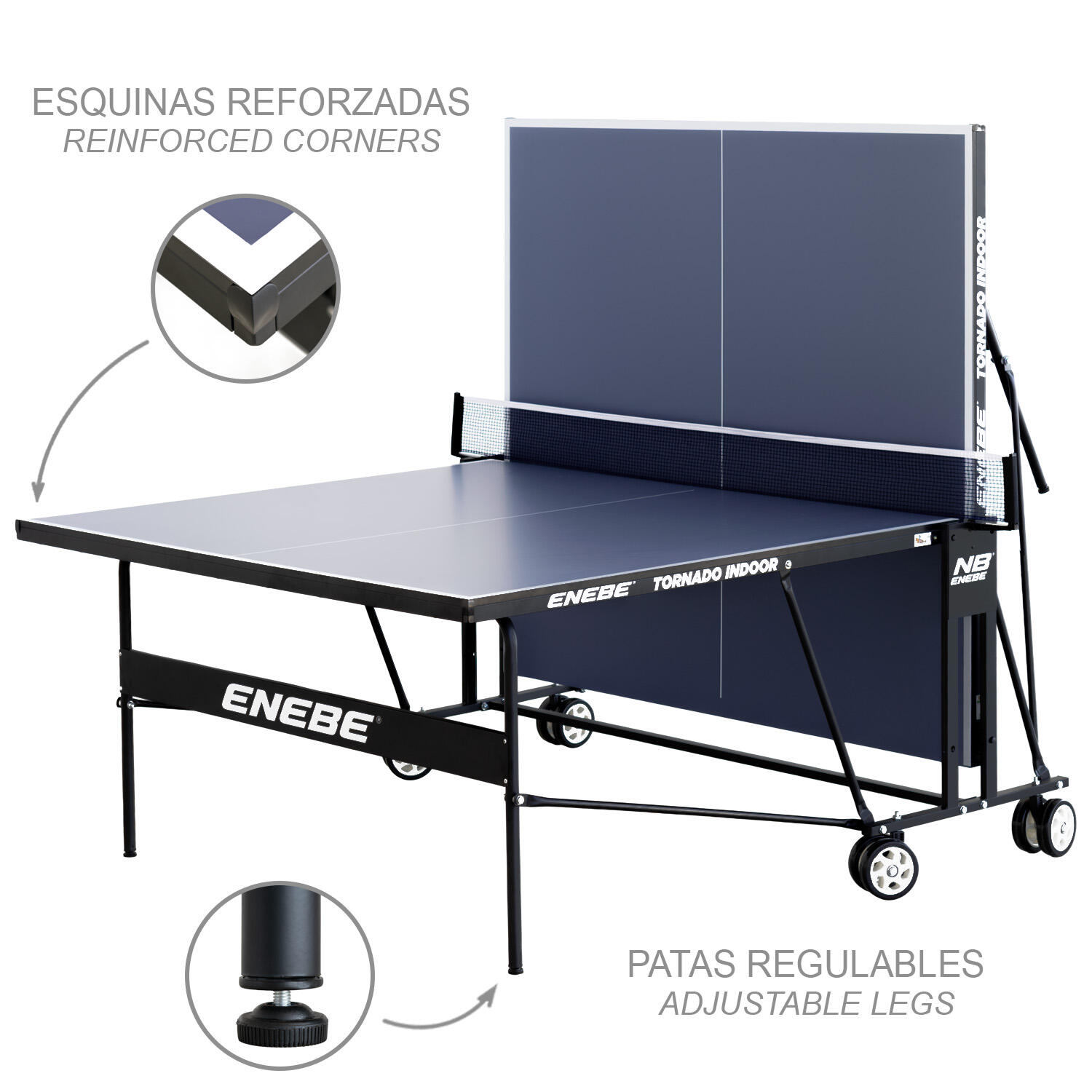 Mesa Ping Pong Enebe Tornado Indoor 4/7